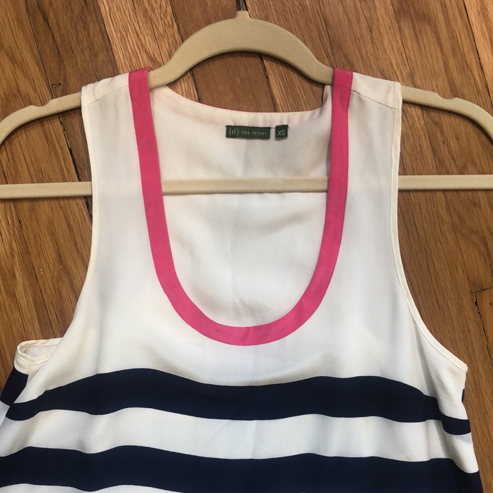 Shift Striped Dress with Racerback - Picture 2 of 9